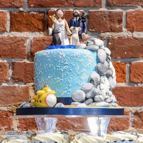  Hunting Wedding Cake Topper, Fishing Wedding Cake